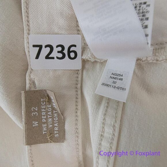 NEW Madewell The Perfect Vintage Straight Jean‎ in Vintage Canvas Wash, 32.NG254 - Picture 13 of 13